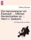 Die Hannoveraner VOR Eisenach ... Offenes Sendschreiben an ... Herrn V. Seebach. cover