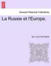 La Russie Et L'Europe. cover