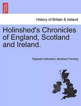 Holinshed's Chronicles of England, Scotland and Ireland. Vol. IV cover