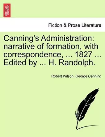 Canning's Administration cover