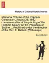 Memorial Volume of the Popham Celebration, August 29, 1862 cover