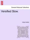 Versified Stow. cover