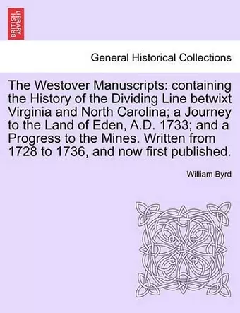 The Westover Manuscripts cover