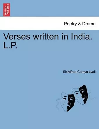 Verses Written in India. L.P. cover