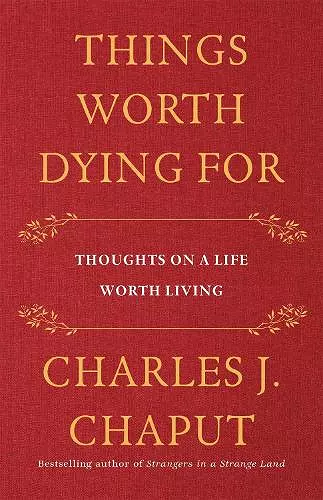 Things Worth Dying For cover
