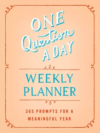 One Question a Day Weekly Planner cover