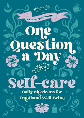 One Question a Day for Self-Care (Floral) cover
