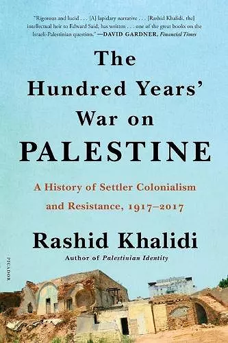 THE HUNDRED YEARS' WAR ON PALESTINE cover