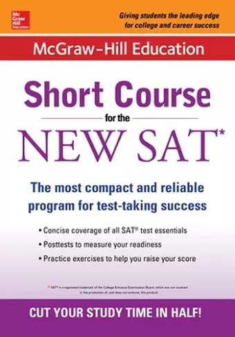 McGraw-Hill Education: Short Course for the New SAT cover