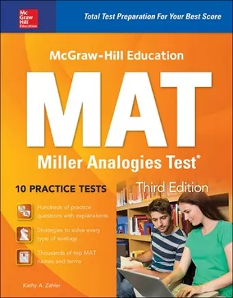 McGraw-Hill Education MAT Miller Analogies Test, Third Edition cover