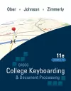 GREGG COLLEGE KEYBOARDING & DOCUMENT PROCESSING (GDP11) MICROSOFT WORD 2016 MANUAL KIT 2: 61-120 cover