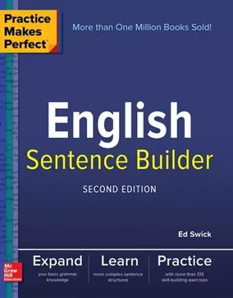 Practice Makes Perfect English Sentence Builder, Second Edition cover