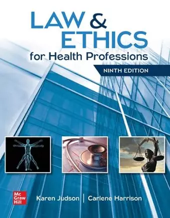 Law & Ethics for Health Professions cover