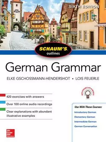 Schaum's Outline of German Grammar, Sixth Edition cover