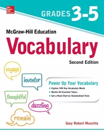 McGraw-Hill Education Vocabulary Grades 3-5, Second Edition cover