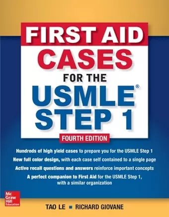 First Aid Cases for the USMLE Step 1, Fourth Edition cover