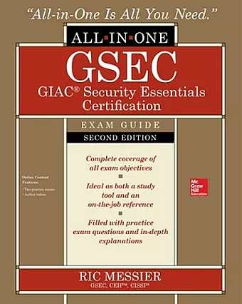 GSEC GIAC Security Essentials Certification All-in-One Exam Guide, Second Edition cover