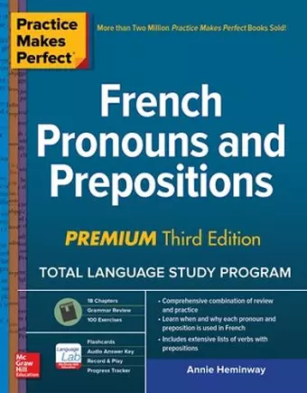 Practice Makes Perfect: French Pronouns and Prepositions, Premium Third Edition cover