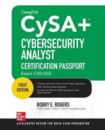 CompTIA CySA+ Cybersecurity Analyst Certification Passport (Exam CS0-002) cover