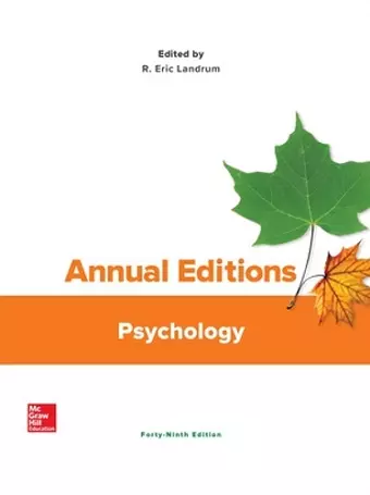 Annual Editions: Psychology cover