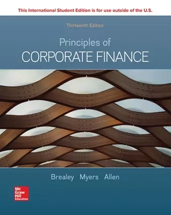 ISE Principles of Corporate Finance cover