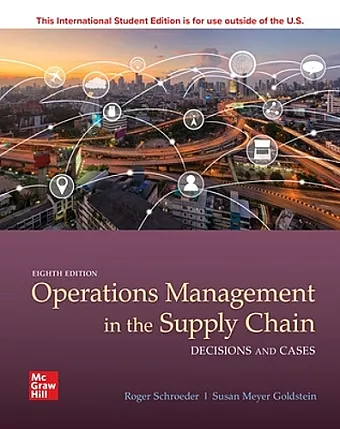 ISE OPERATIONS MANAGEMENT IN THE SUPPLY CHAIN: DECISIONS & CASES cover
