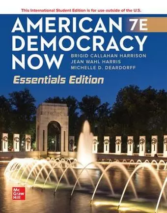 American Democracy Now Essentials ISE cover