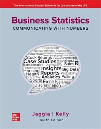 Business Statistics: Communicating with Numbers ISE cover