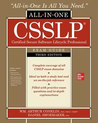 CSSLP Certified Secure Software Lifecycle Professional All-in-One Exam Guide, Third Edition cover