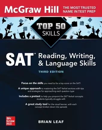 Top 50 SAT Reading, Writing, and Language Skills, Third Edition cover