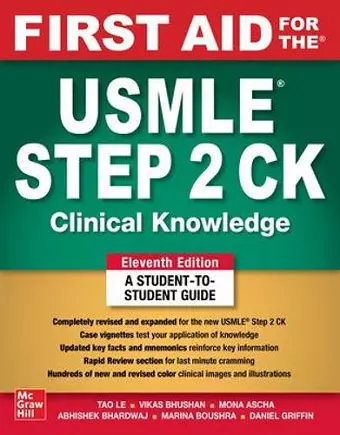 First Aid for the USMLE Step 2 CK, Eleventh Edition cover