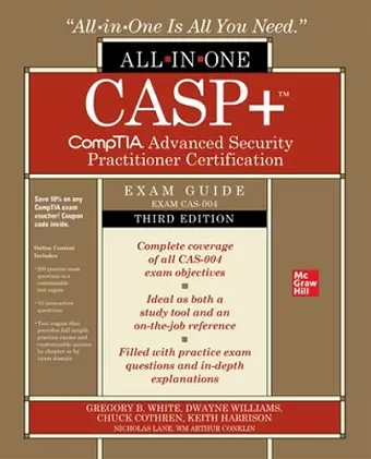CASP+ CompTIA Advanced Security Practitioner Certification All-in-One Exam Guide, Third Edition (Exam CAS-004) cover