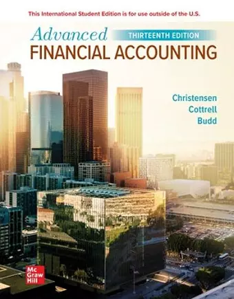 Advanced Financial Accounting ISE cover
