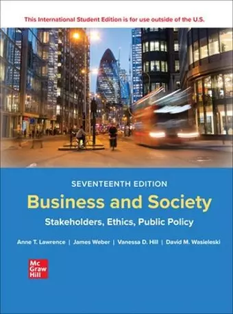 Business and Society: Stakeholders Ethics Public Policy ISE cover