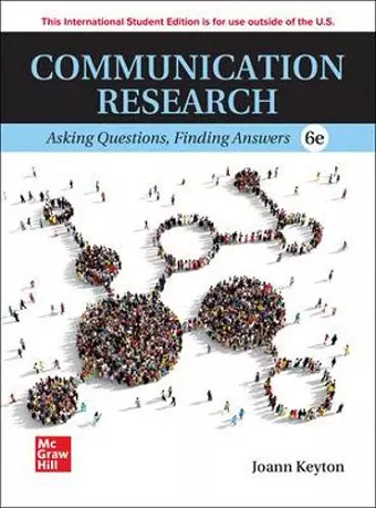 Communication Research: Asking Questions Finding Answers ISE cover