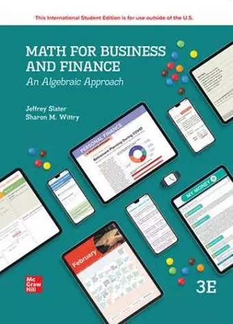 Math For Business And Finance: An Algebraic Approach ISE cover