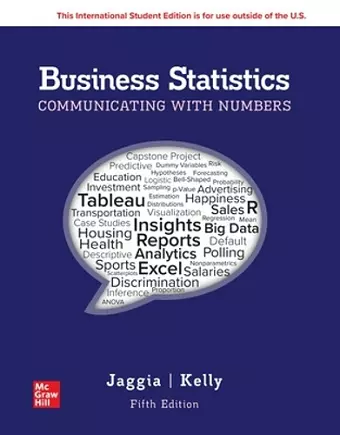 Business Statistics: Communicating with Numbers ISE cover