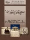 Philippi V. Philippe U.S. Supreme Court Transcript of Record with Supporting Pleadings cover