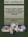 Clarence A. Zacher, Petitioner, V. United States of America. U.S. Supreme Court Transcript of Record with Supporting Pleadings cover