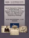 Henrik Mannerfrid, Petitioner, V. Herbert Brownell, Jr., Attorney General of the United States. U.S. Supreme Court Transcript of Record with Supporting Pleadings cover