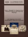 Perez V. Brownell U.S. Supreme Court Transcript of Record with Supporting Pleadings cover