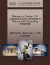 Rietmann V. Barber U.S. Supreme Court Transcript of Record with Supporting Pleadings cover