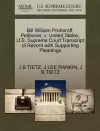 Bill William Prohoroff, Petitioner, V. United States. U.S. Supreme Court Transcript of Record with Supporting Pleadings cover