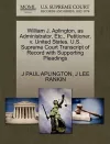 William J. Aplington, as Administrator, Etc., Petitioner, V. United States. U.S. Supreme Court Transcript of Record with Supporting Pleadings cover
