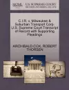 C.I.R. V. Milwaukee & Suburban Transport Corp. U.S. Supreme Court Transcript of Record with Supporting Pleadings cover
