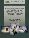 Marvin Schere, D/B/A Jenasol Co., Petitioner, V. United States. U.S. Supreme Court Transcript of Record with Supporting Pleadings cover