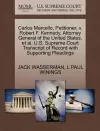 Carlos Marcello, Petitioner, V. Robert F. Kennedy, Attorney General of the United States, et al. U.S. Supreme Court Transcript of Record with Supporting Pleadings cover