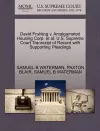 David Fruhling V. Amalgamated Housing Corp. et al. U.S. Supreme Court Transcript of Record with Supporting Pleadings cover