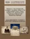 Peterson V. City of Greenville; Lombard V. Louisiana; Gober V. City of Birmingham; Avent V. North Carolina; U.S. Supreme Court Transcript of Record with Supporting Pleadings cover