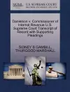 Danielson V. Commissioner of Internal Revenue U.S. Supreme Court Transcript of Record with Supporting Pleadings cover